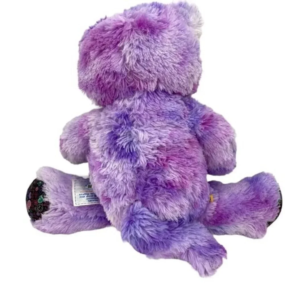 Build-A-Bear Tie Dye Peace Plush Kitty Cat Stuff Animal